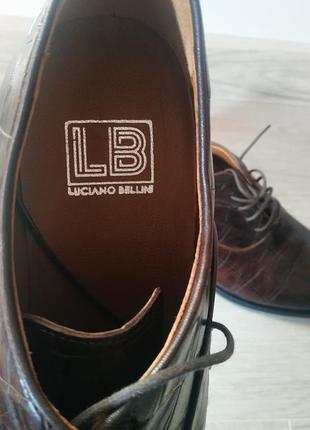 Итальянские мужские туфли luciano bellini3 фото