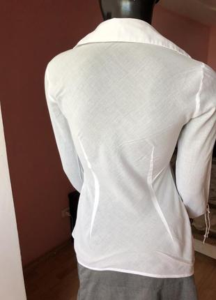 Сорочка біла, з тонкого італійського бавовни, розмір 44, 46, 484 фото
