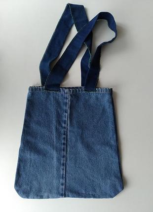 Новая сумка шопер denim