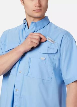 Чоловіча сорочка з коротким рукавом pfg bonehead columbia sportswear4 фото