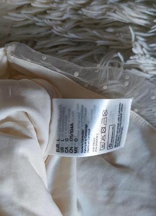 Укороченная блуза кроп-топ с рукавами сеткой3 фото