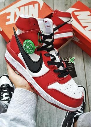 Мужские кроссовки nike dunk x ambush, обувь спортивная