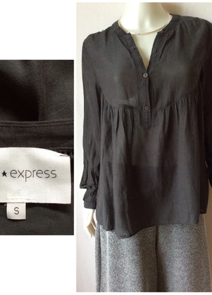 Sud express французская стильная лёгкая свободная блузка из вискозы