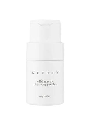 Мягкая энзимная пудра для умывания needly mild enzyme cleansing powder, 40г