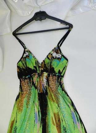 ☘️ шикарный сарафан в пол, ткань масло, на тонких брителях ( с регуляторами) широкая...