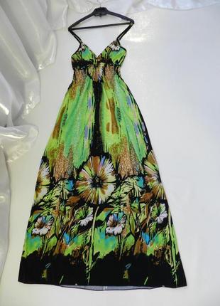 ☘️ шикарный сарафан в пол, ткань масло, на тонких брителях ( с регуляторами) широкая...