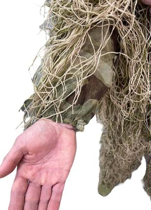 Костюм маскувальний ghillie l-xl (кикімора/лежий)6 фото