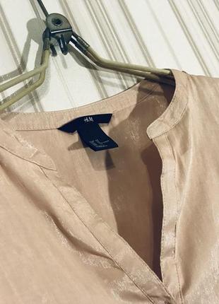 Блуза від h&m колір пудра5 фото