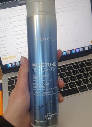 Професійний шампунь для сухого волосся moisture recovery moisturizing shampoo joico