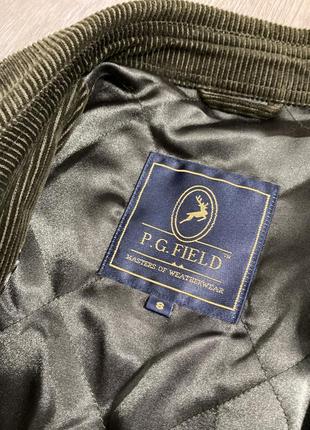Вельветова утеплена куртка p.g. field4 фото