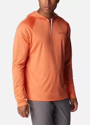 Мужская рубашка summerdry columbia sportswear с капюшоном и длинным рукавом реглан5 фото
