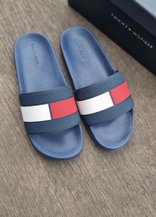 Шлепки tommy hilfiger us7-38-24.5/25cm2 фото