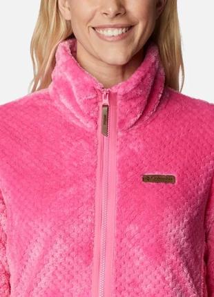 Женская флисовая куртка fire side columbia sportswear ii sherpa с полной молнией4 фото