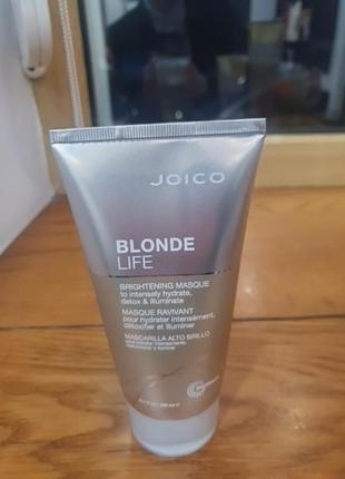 Професійна маска для збереження яскравого блонду blonde life brightening masque joico 150 мл