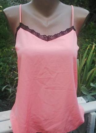 Майка с кружевом