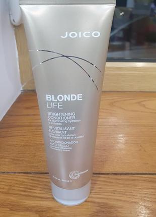 Професійний кондиціонер для збереження блонду blonde life brightening conditioner joico1 фото
