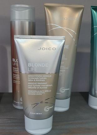 Професійний кондиціонер для збереження блонду blonde life brightening conditioner joico3 фото