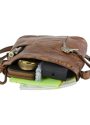 Шикарная удобная дизайнерская кожаная сумка  мессенджер bear design (оригинал 💯 %)10 фото