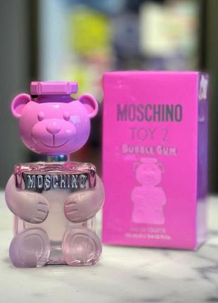 Moschino toy 2 bubble gum сладкая тропическая фруктовая цветочная туалетная вода 30 ml мл медведь медвежонок (женские духи парфюм для женщин)2 фото