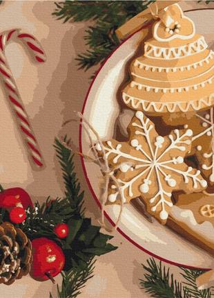 Картина по номерам бабушкино печенье на рождество 40 х 50 см brushme bs52505 melmil
