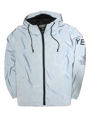 Рефлективна куртка вітровка adidas yeezy5 фото