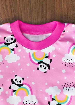 Трикотажная пижама для девочки (92, 104, 116, 128) + подарок4 фото