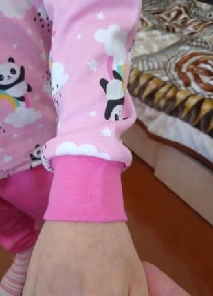 Трикотажная пижама для девочки (92, 104, 116, 128) + подарок8 фото