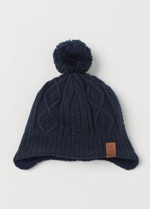 🔥 тепла зимова шапка на флісі h&m 🔥