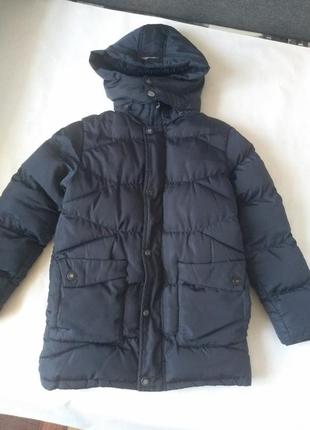 Зимняя черная куртка мальчику,рр 152-158