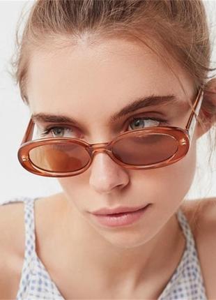 Окуляри окуляри uv400 кольорові карамельні в стилі 90-х трендові нові