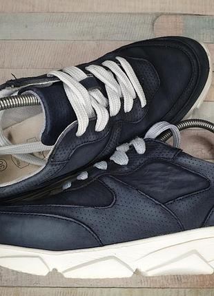 Кроссовки кожаные cafe moda