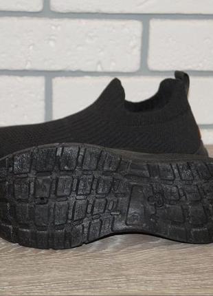Кросівки текстильні чорні підліткові, розміри: 387 фото