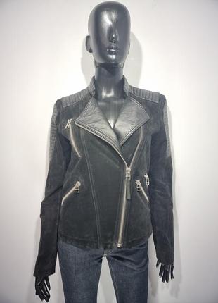 Куртка натуральна шкіра mango розмір xs