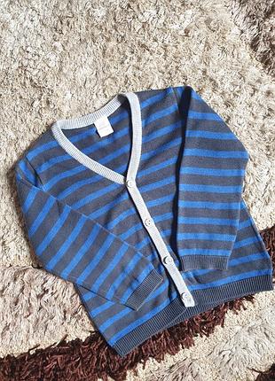 Кофта на гудзиках на хлопчика h&m