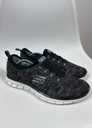 Кроссовки Skechers Shindig 6eye hiker boot in black leather