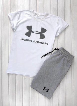 Летний мужской спортивный трикотажный костюм under armour