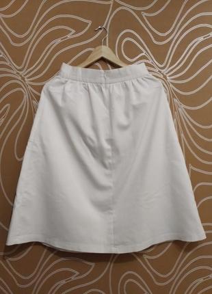 Белая женская юбка от oodji размер 404 фото