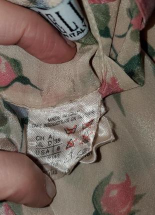 Винтажная шёлковая юбка marella (max mara) винтаж шёлк8 фото
