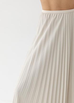 Шелковая юбка плиссе8 фото