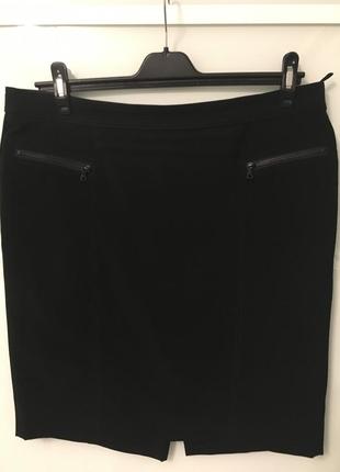 Спідниця чорна  італія олівець marc aurel 42 р.