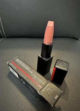 Оригинальный матовая помада shiseido modernmatte powder lipstick 508 semi nude нюд нюдовая нюдовая