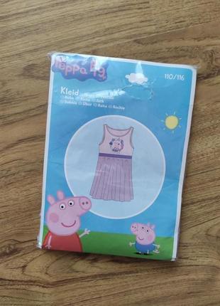 Детское платье 110/116,122/128 свинка пепа peppa pig disney