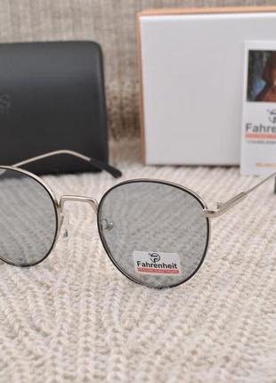 Красивые круглые фотохромные солнцезащитные очки polarized хамелеоны1 фото