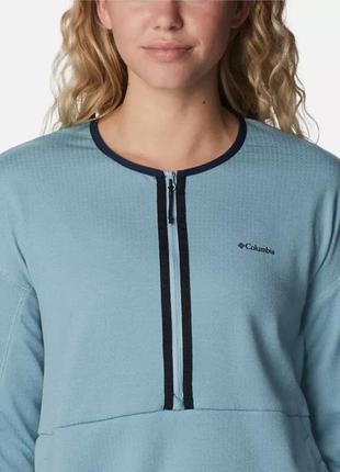 Жіночий флісовий пуловер coral ridge columbia sportswear midlayer half zip4 фото