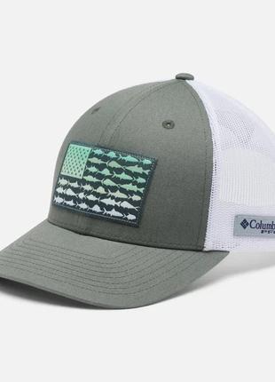 Pfg fish flag columbia sportswear mesh snapback - high crown