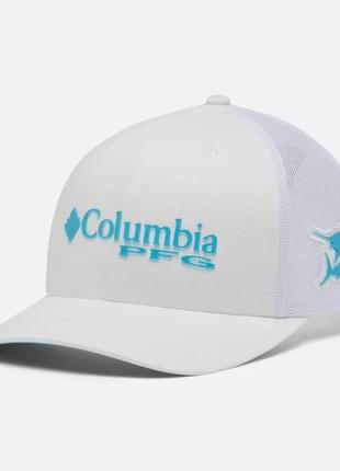 Pfg logo columbia sportswear mesh snapback - high crown