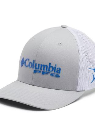 Сетчатая бейсболка pfg logo columbia sportswear — высокая корона