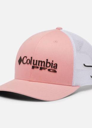 Сетчатая бейсболка pfg logo columbia sportswear — высокая корона