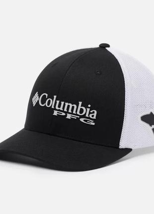 Сетчатая бейсболка pfg logo columbia sportswear — высокая корона1 фото
