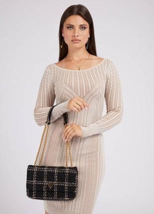 Сумка твидовая guess essily оригинал оригинал